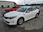 2017 Kia Optima Lx White vin: 5XXGT4L3XHG158150