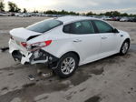 2017 Kia Optima Lx White vin: 5XXGT4L3XHG158150