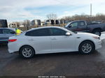 2017 Kia Optima Lx White vin: 5XXGT4L3XHG166765