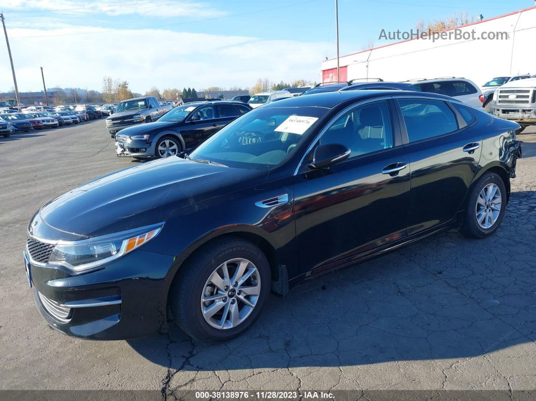 2017 Kia Optima Lx Черный vin: 5XXGT4L3XHG169438