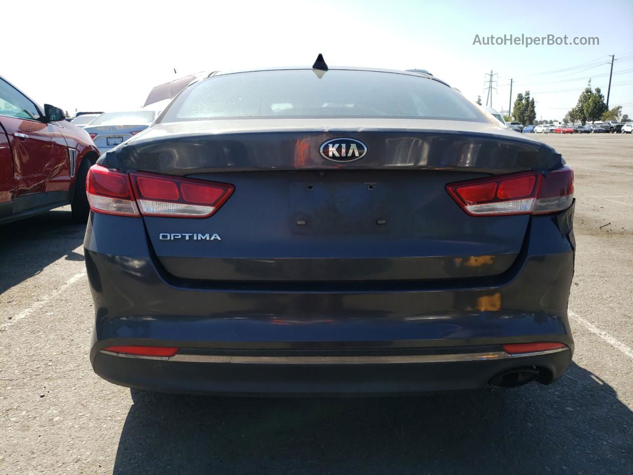 2017 Kia Optima Lx Gray vin: 5XXGT4L3XHG173103