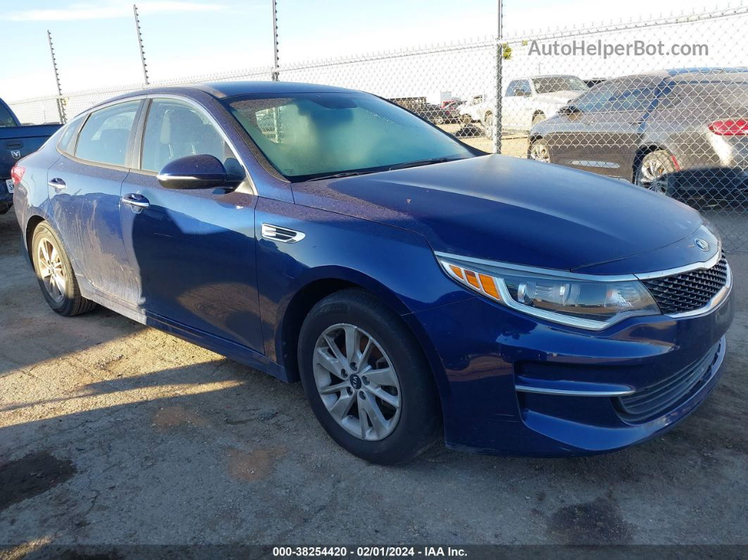 2018 Kia Optima Lx Blue vin: 5XXGT4L3XJG181448