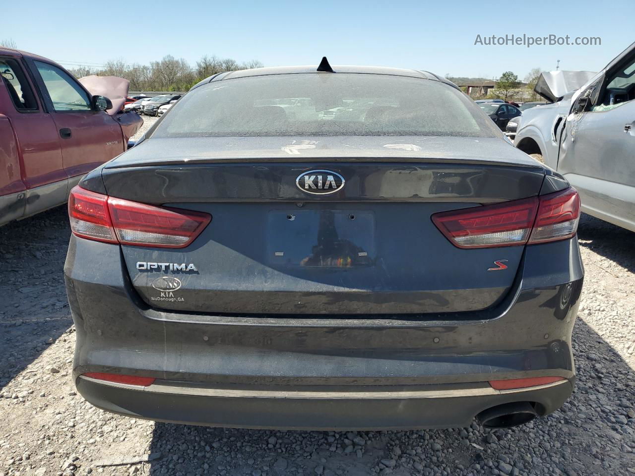 2018 Kia Optima Lx Серый vin: 5XXGT4L3XJG182003