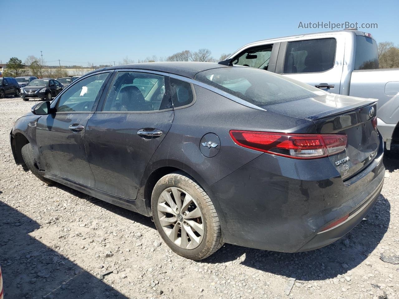 2018 Kia Optima Lx Gray vin: 5XXGT4L3XJG182003