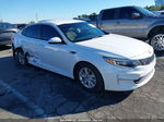 2018 Kia Optima Lx White vin: 5XXGT4L3XJG182616