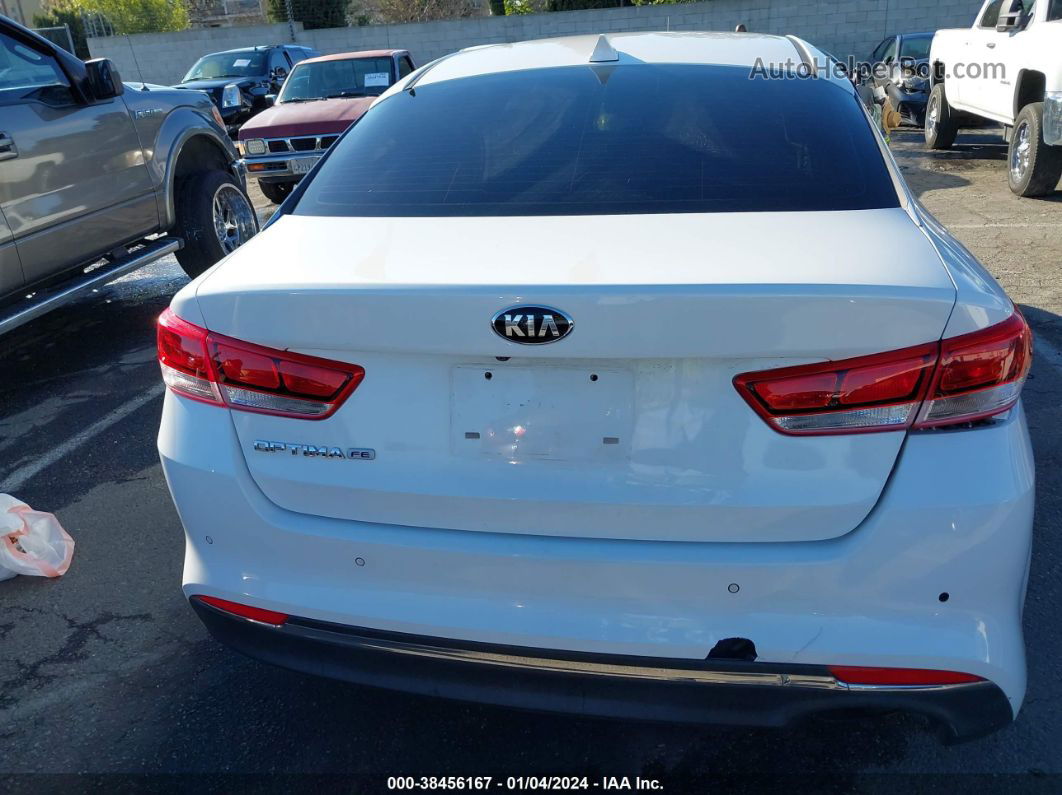 2018 Kia Optima Lx White vin: 5XXGT4L3XJG182616