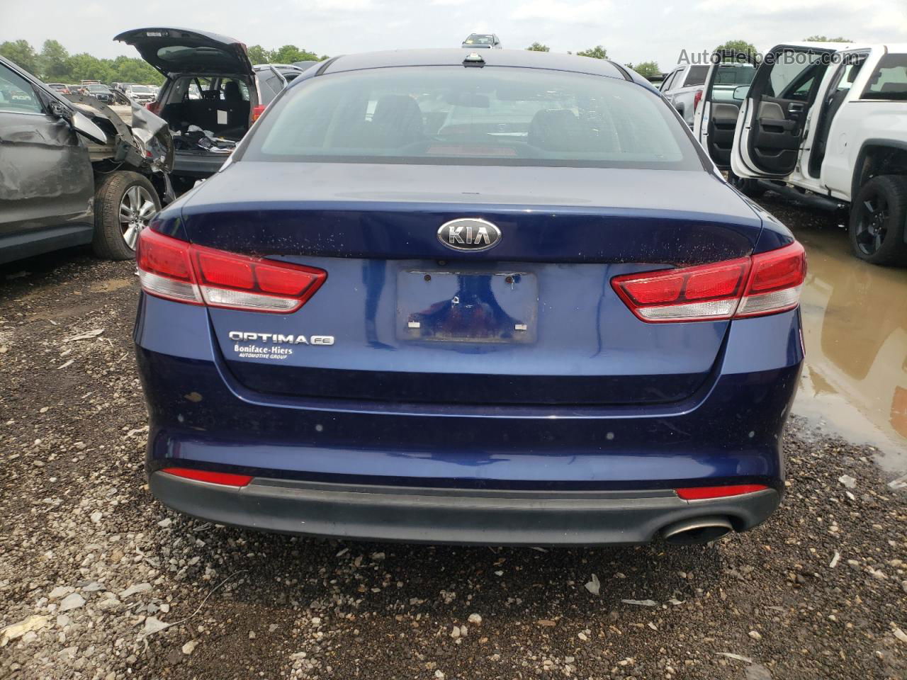 2018 Kia Optima Lx Blue vin: 5XXGT4L3XJG194393