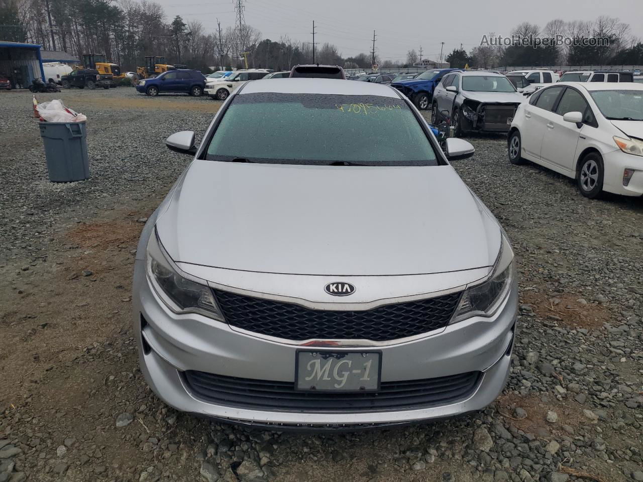 2018 Kia Optima Lx Silver vin: 5XXGT4L3XJG198962