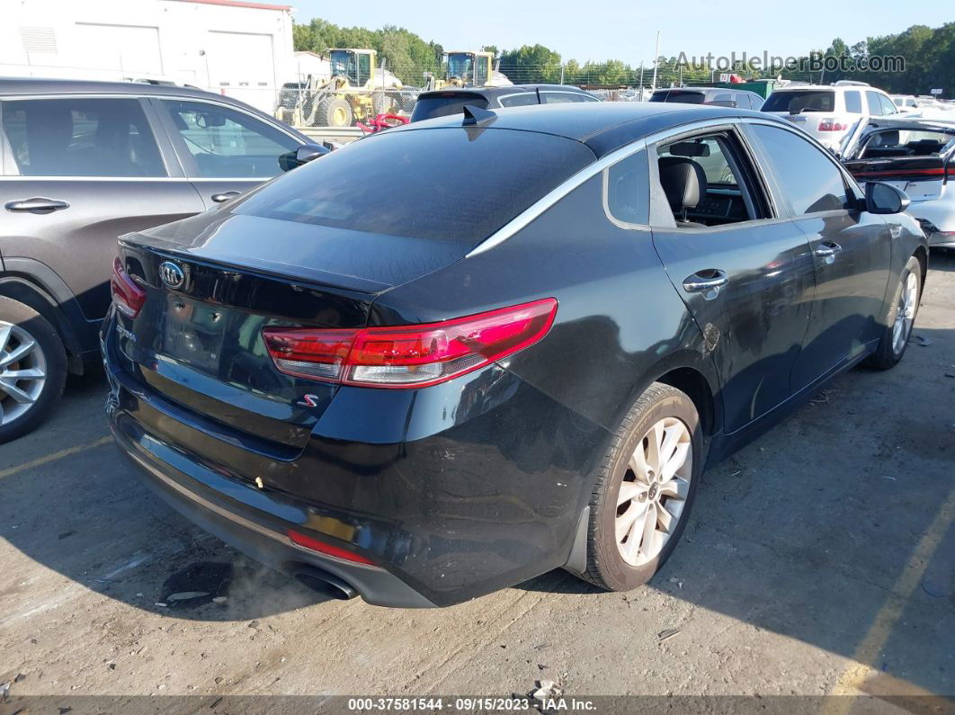 2018 Kia Optima S Black vin: 5XXGT4L3XJG206896