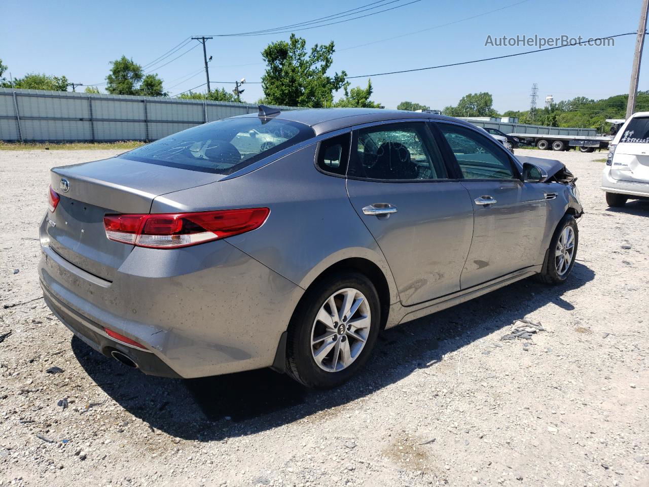 2018 Kia Optima Lx Серый vin: 5XXGT4L3XJG228607