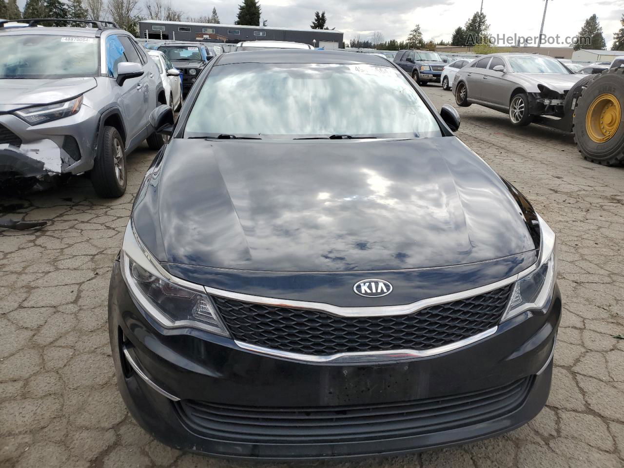 2018 Kia Optima Lx Black vin: 5XXGT4L3XJG254821