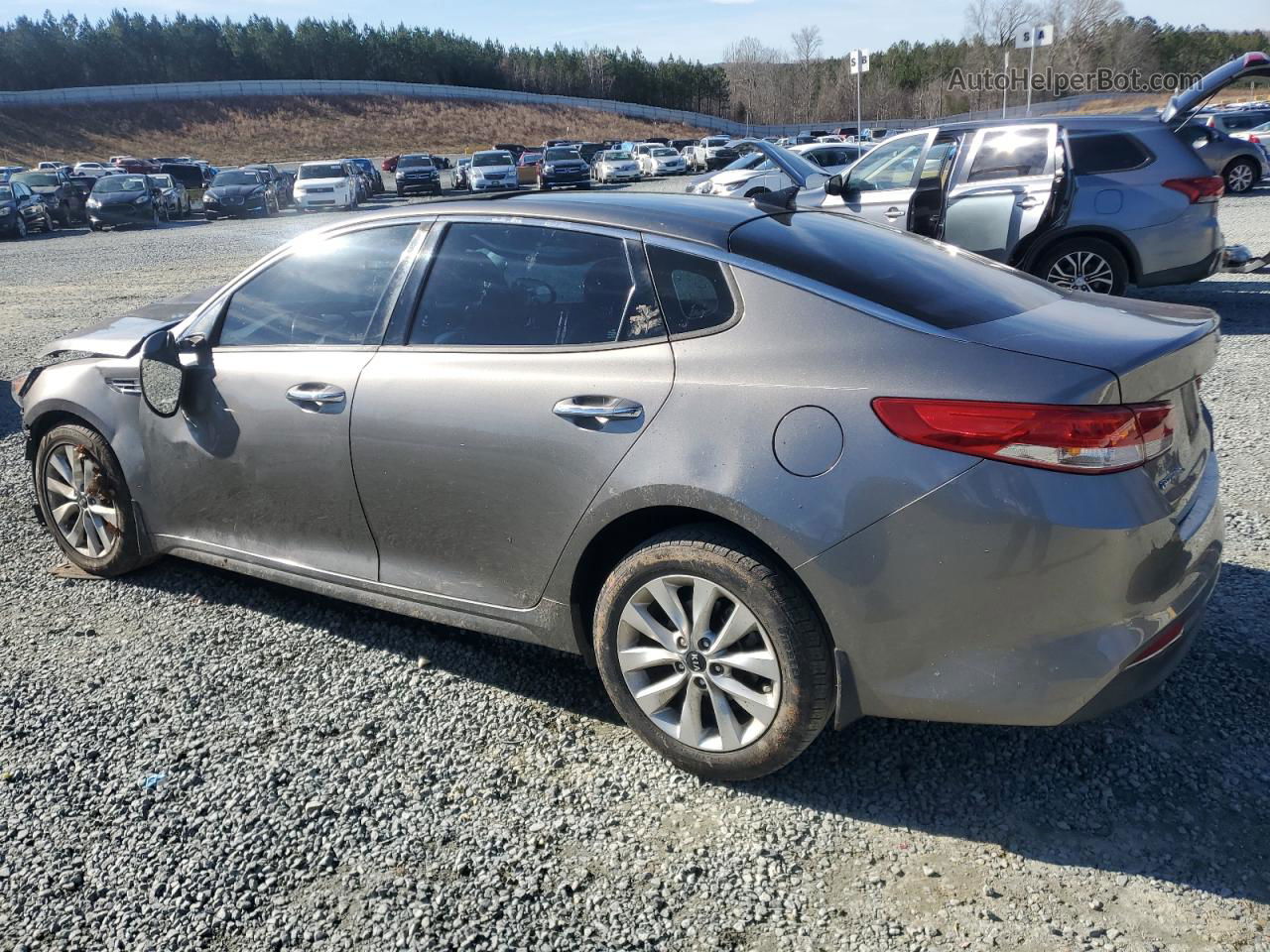 2016 Kia Optima Ex Silver vin: 5XXGU4L30GG014344