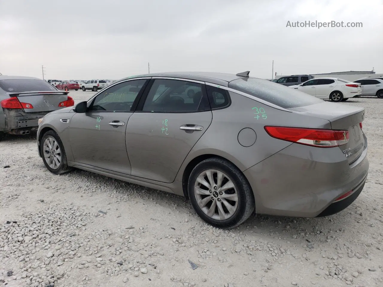 2016 Kia Optima Ex Gray vin: 5XXGU4L30GG064855