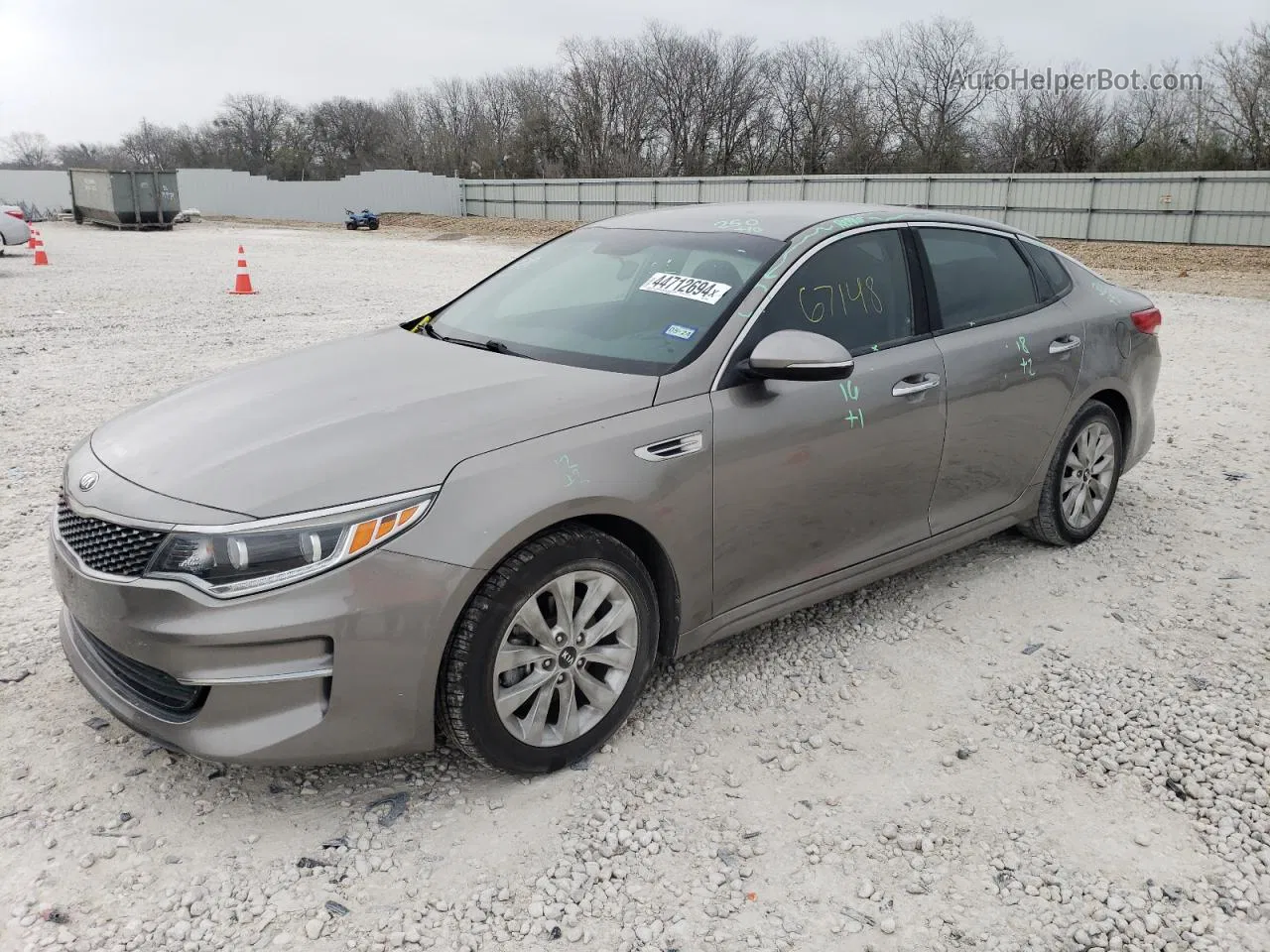 2016 Kia Optima Ex Gray vin: 5XXGU4L30GG064855