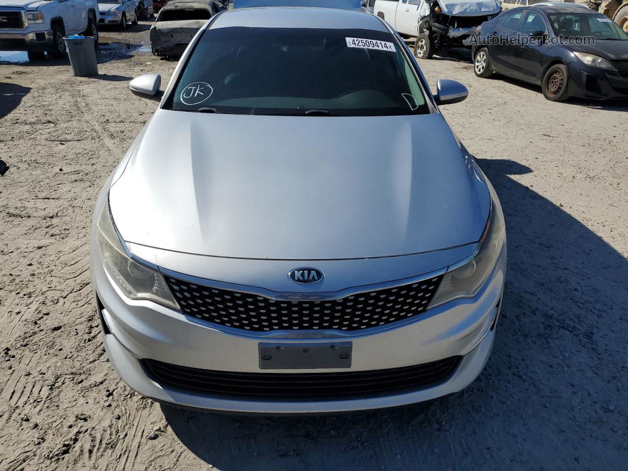 2016 Kia Optima Ex Silver vin: 5XXGU4L30GG066217