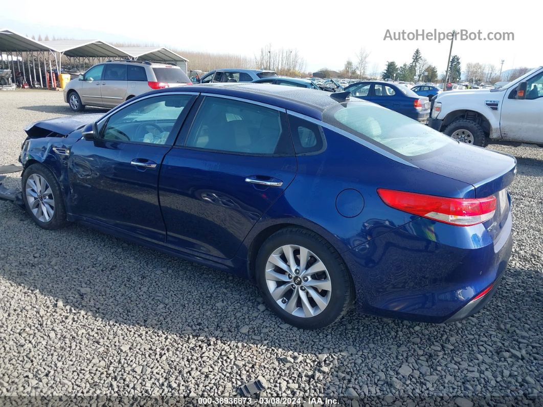 2016 Kia Optima Ex Blue vin: 5XXGU4L30GG073023