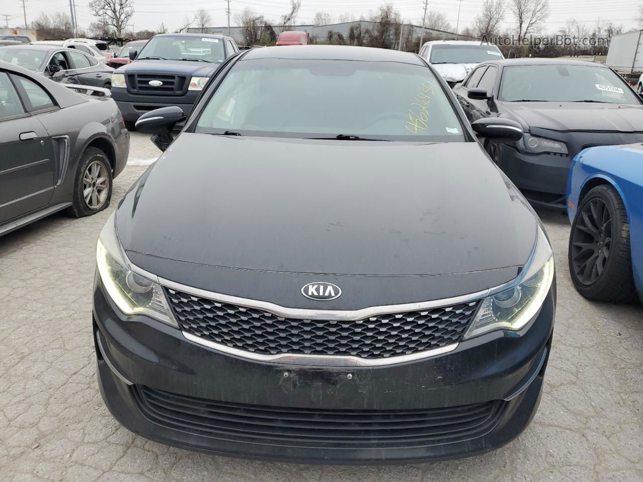 2017 Kia Optima Ex Черный vin: 5XXGU4L30HG150734