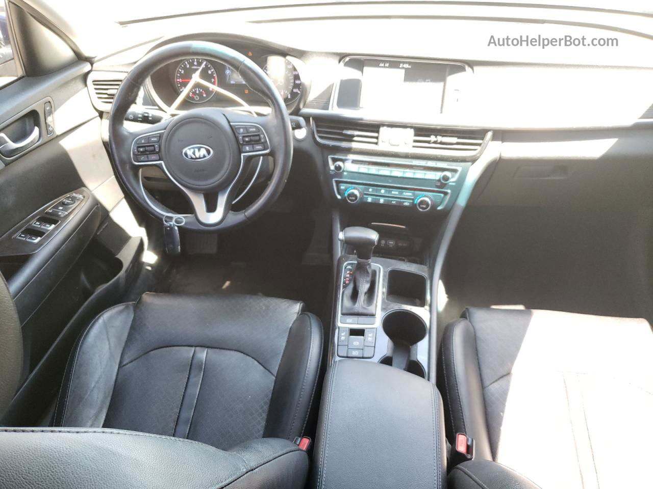 2018 Kia Optima Ex Синий vin: 5XXGU4L30JG224403