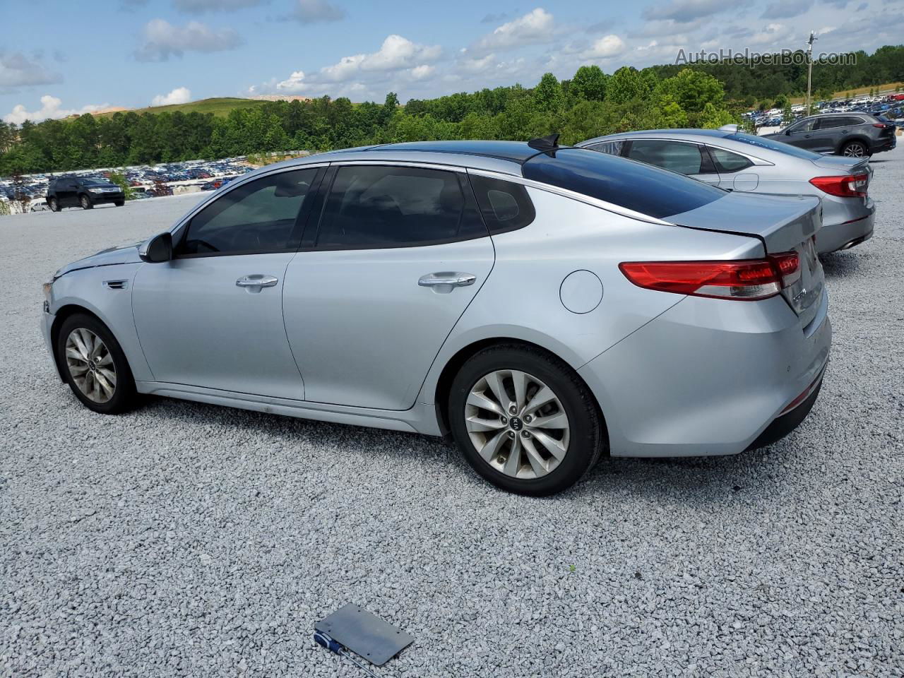 2018 Kia Optima Ex Silver vin: 5XXGU4L30JG231447