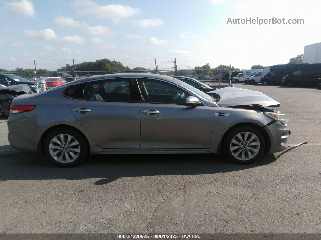 2018 Kia Optima Ex Gray vin: 5XXGU4L30JG260026