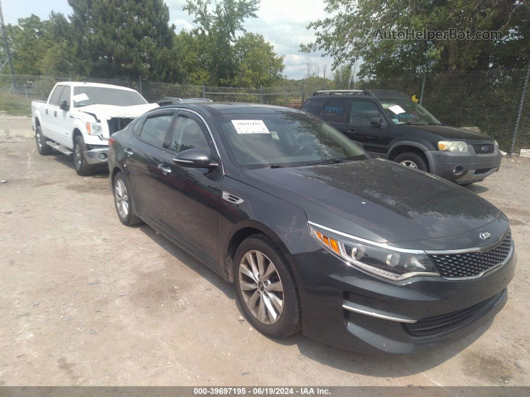 2016 Kia Optima Ex Gray vin: 5XXGU4L31GG010867