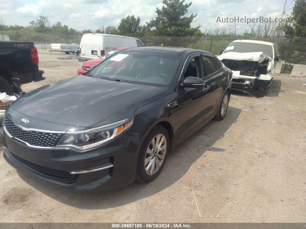 2016 Kia Optima Ex Серый vin: 5XXGU4L31GG010867