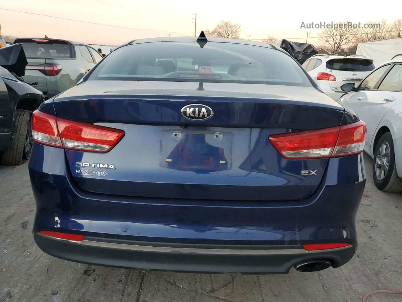 2016 Kia Optima Ex Blue vin: 5XXGU4L31GG018449