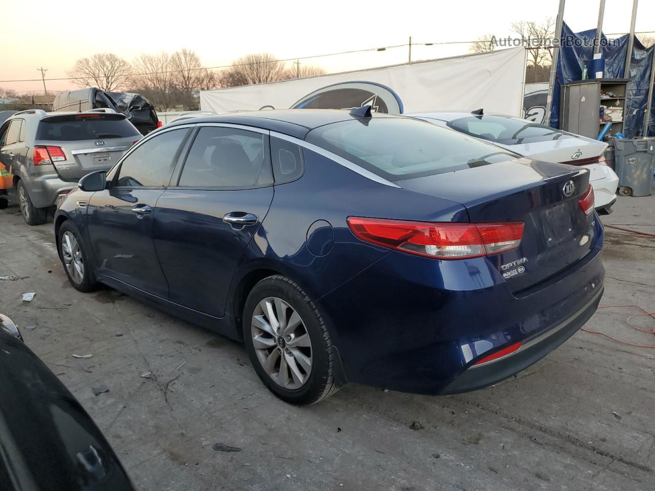 2016 Kia Optima Ex Blue vin: 5XXGU4L31GG018449