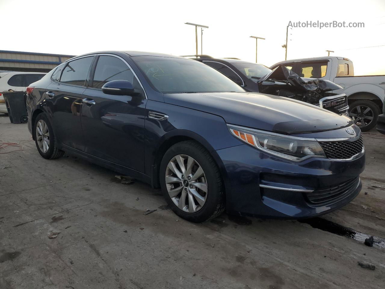 2016 Kia Optima Ex Blue vin: 5XXGU4L31GG018449