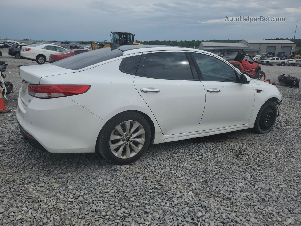 2016 Kia Optima Ex Белый vin: 5XXGU4L31GG045442