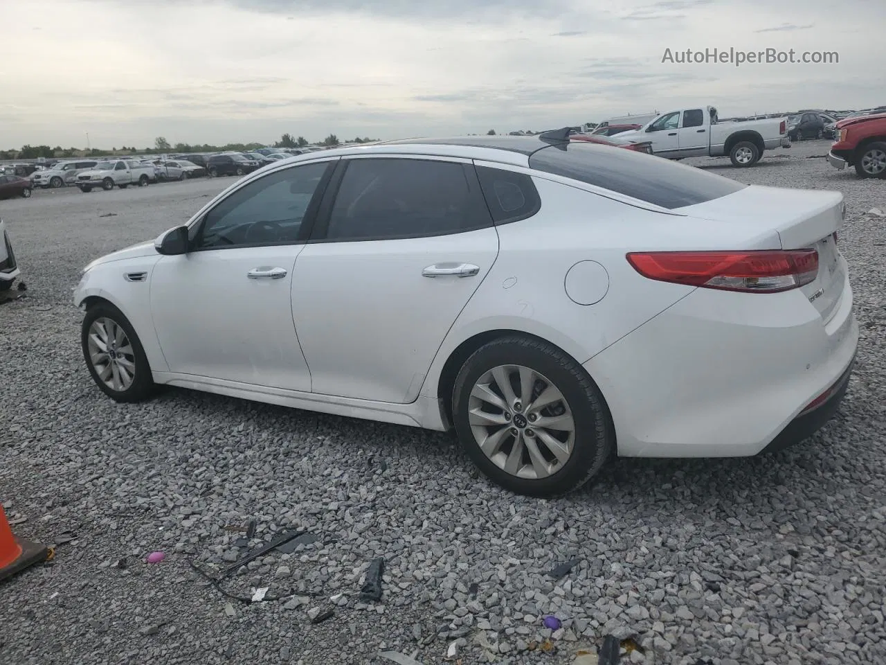 2016 Kia Optima Ex Белый vin: 5XXGU4L31GG045442