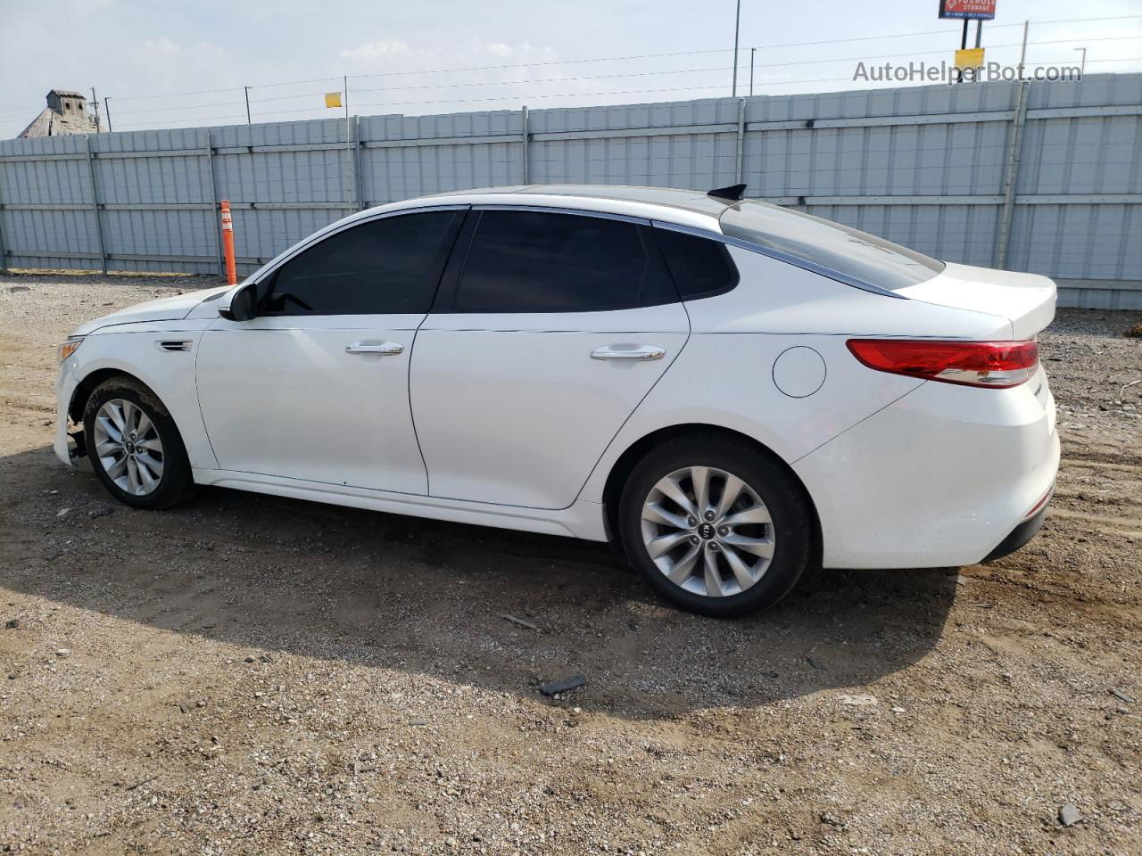 2016 Kia Optima Ex White vin: 5XXGU4L31GG061866