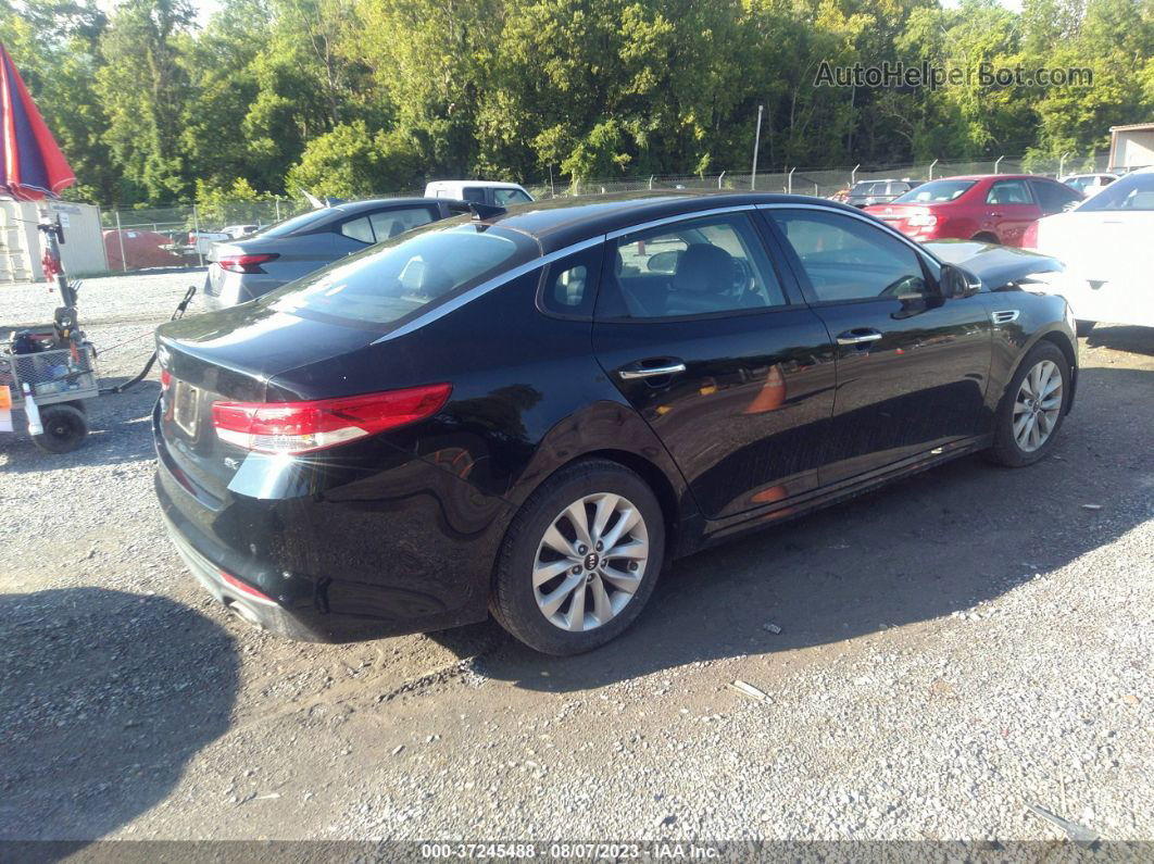 2016 Kia Optima Ex Черный vin: 5XXGU4L31GG085908