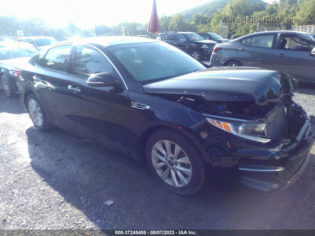 2016 Kia Optima Ex Черный vin: 5XXGU4L31GG085908