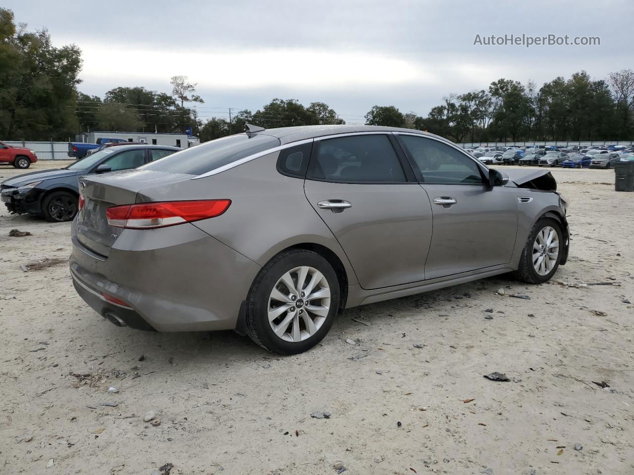 2017 Kia Optima Ex Gray vin: 5XXGU4L31HG126250