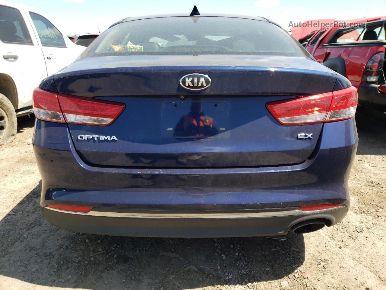 2017 Kia Optima Ex Blue vin: 5XXGU4L31HG177540