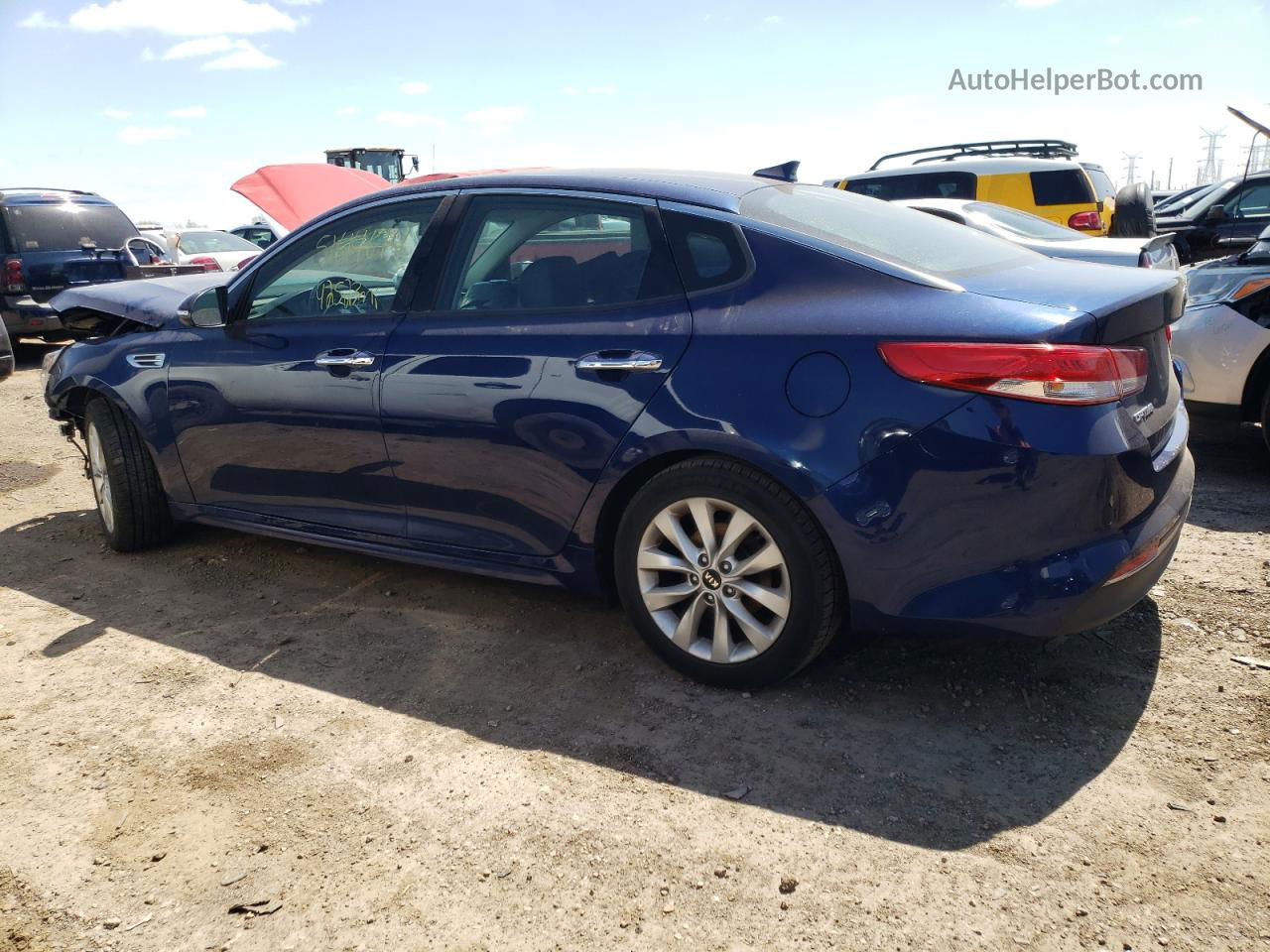 2017 Kia Optima Ex Blue vin: 5XXGU4L31HG177540