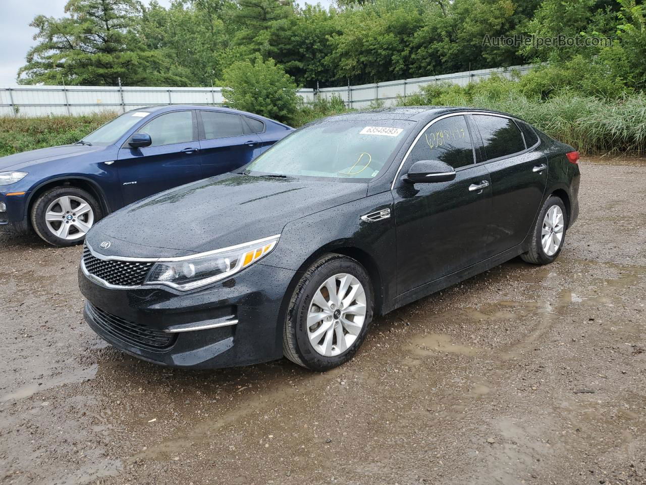 2017 Kia Optima Ex Черный vin: 5XXGU4L31HG178235