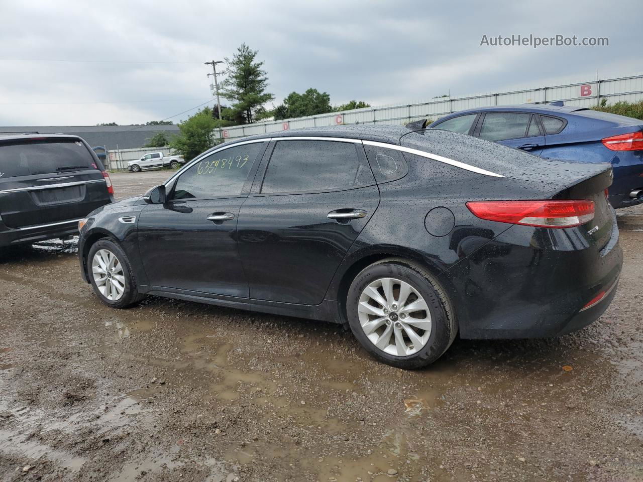 2017 Kia Optima Ex Черный vin: 5XXGU4L31HG178235