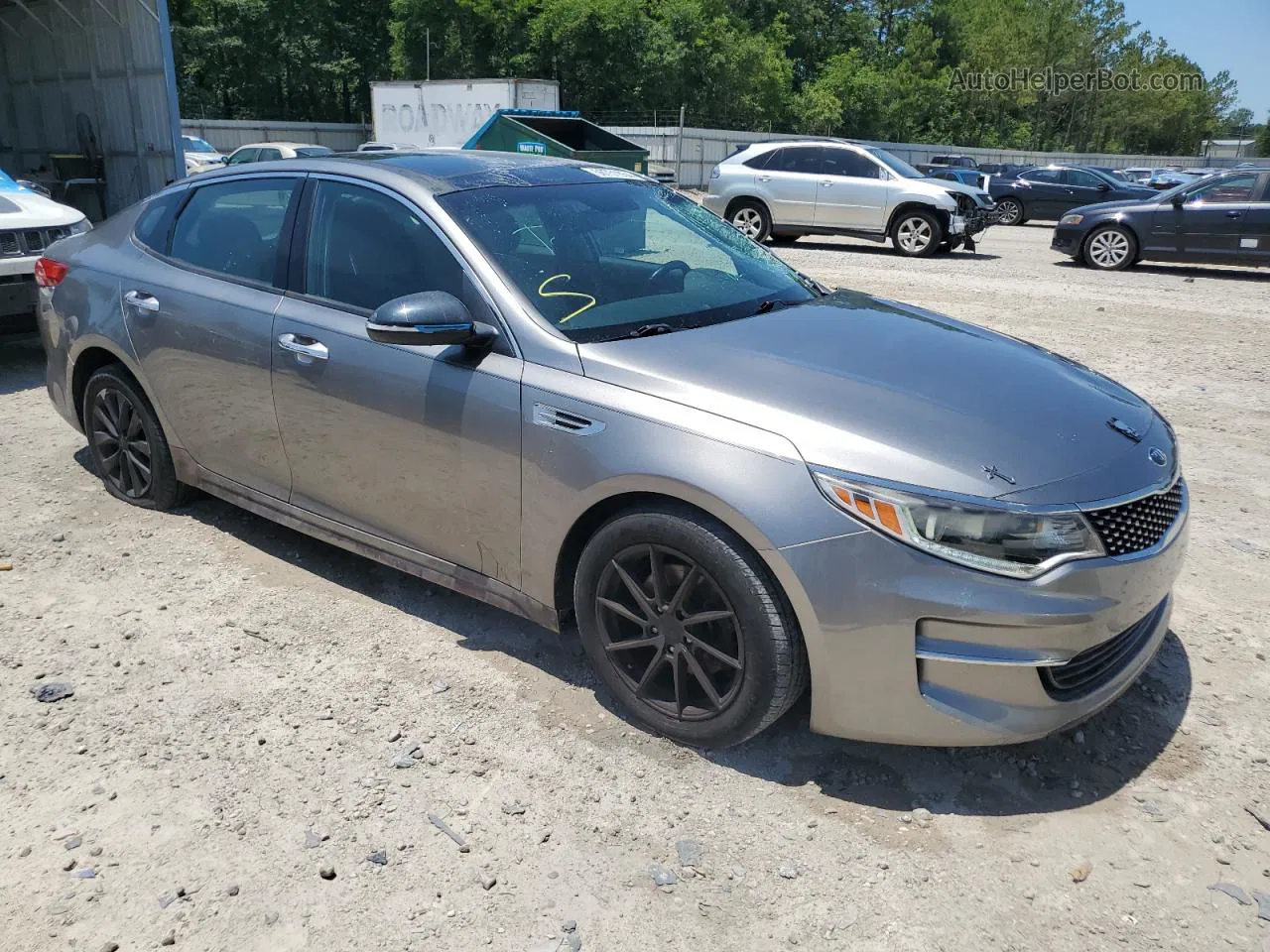 2018 Kia Optima Ex Gray vin: 5XXGU4L31JG178712