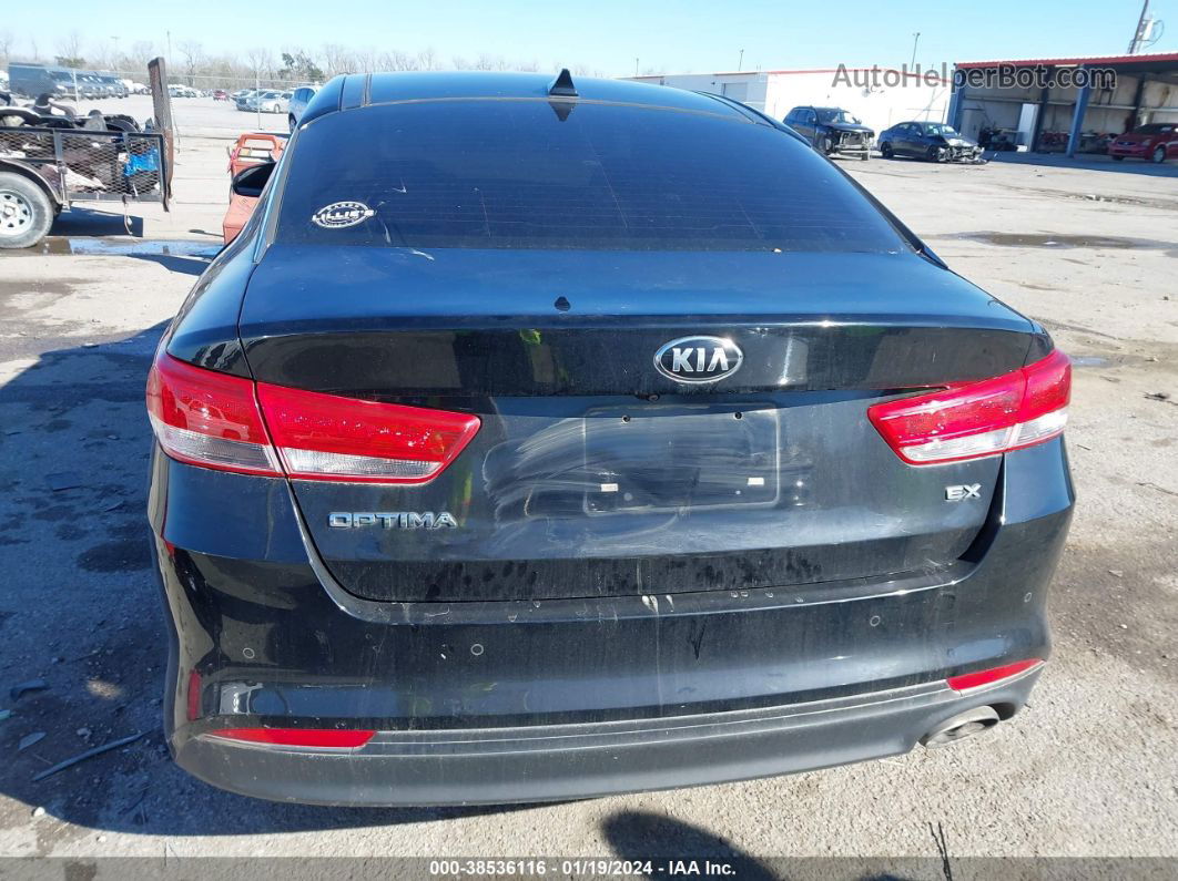 2018 Kia Optima Ex Черный vin: 5XXGU4L31JG215788