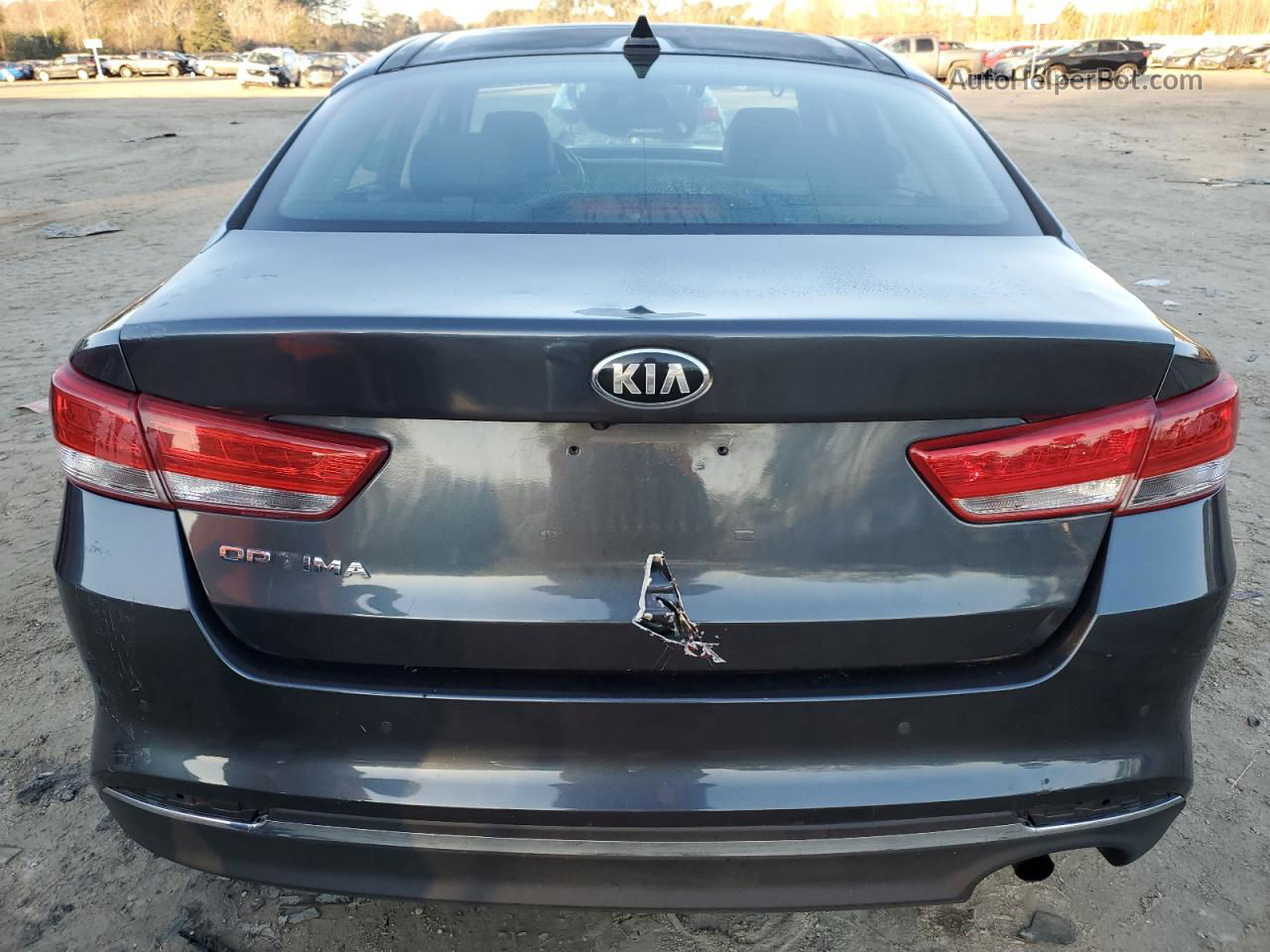 2018 Kia Optima Ex Gray vin: 5XXGU4L31JG228301