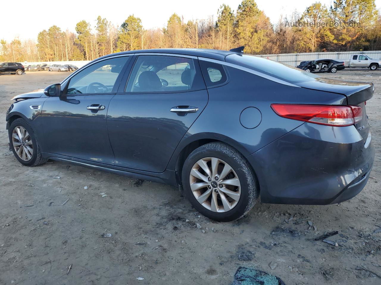 2018 Kia Optima Ex Gray vin: 5XXGU4L31JG228301