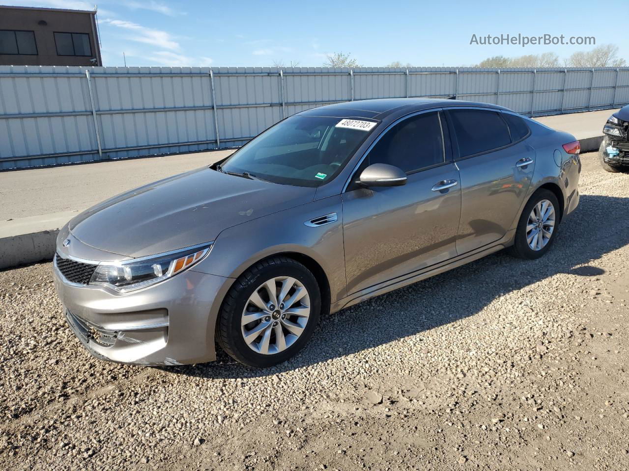 2016 Kia Optima Ex Gray vin: 5XXGU4L32GG039374