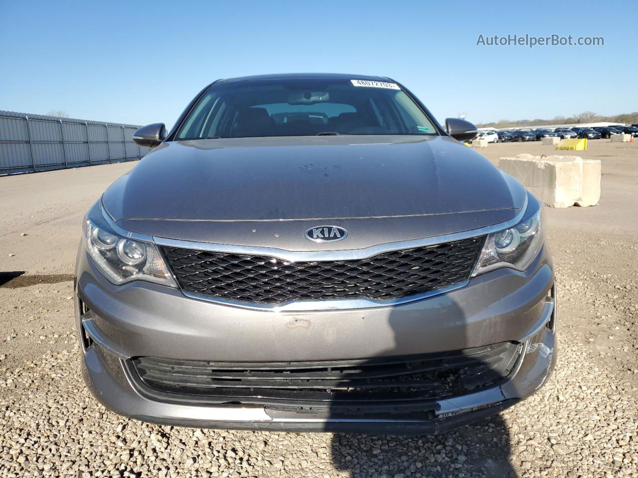 2016 Kia Optima Ex Gray vin: 5XXGU4L32GG039374