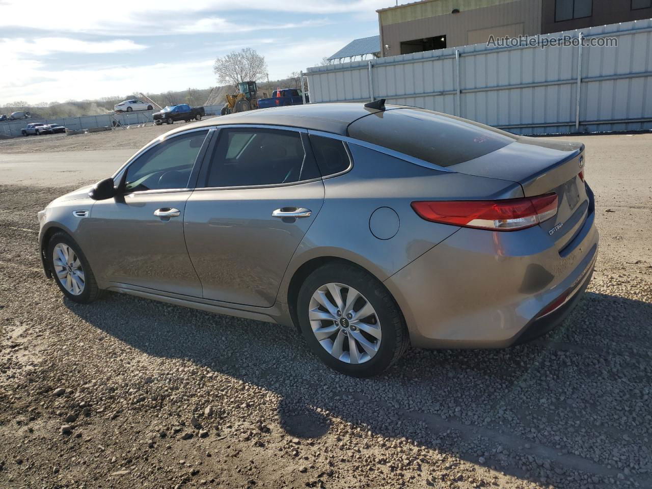 2016 Kia Optima Ex Gray vin: 5XXGU4L32GG039374