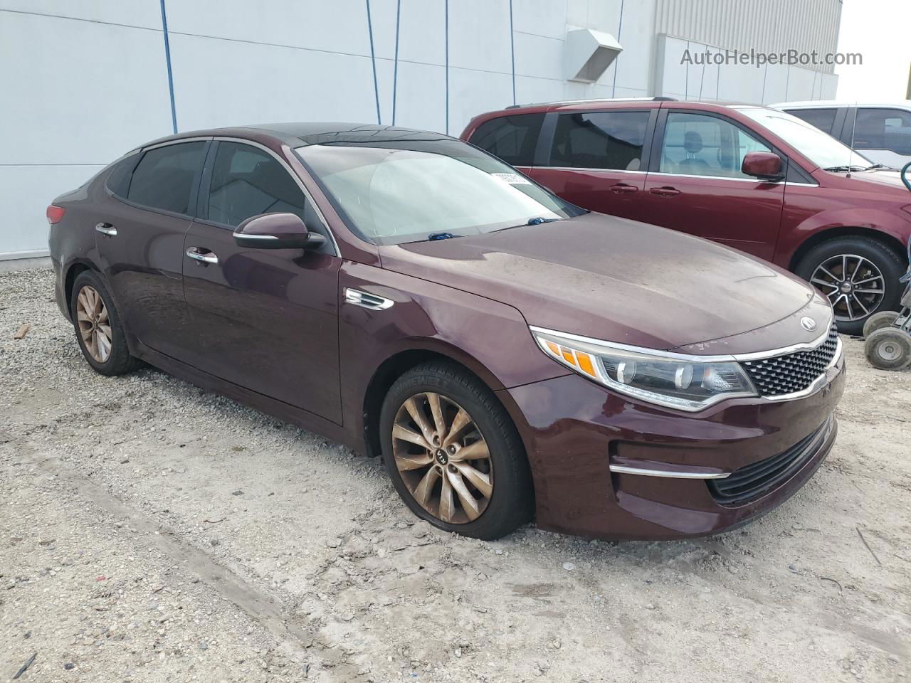 2016 Kia Optima Ex Brown vin: 5XXGU4L32GG082080