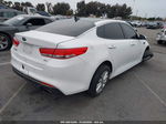 2016 Kia Optima Ex White vin: 5XXGU4L32GG085870