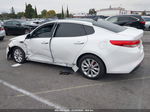 2016 Kia Optima Ex White vin: 5XXGU4L32GG085870