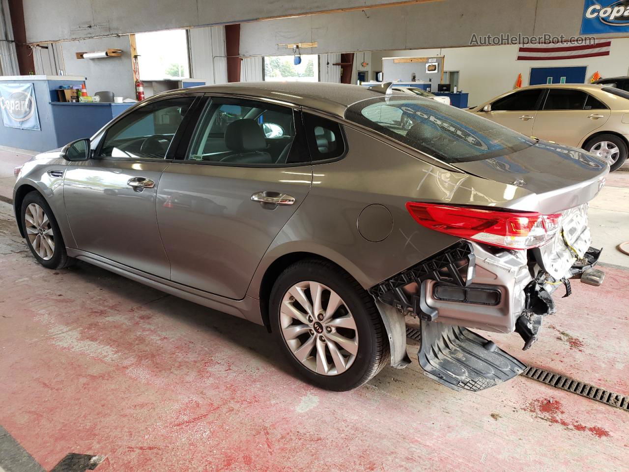 2016 Kia Optima Ex Серебряный vin: 5XXGU4L32GG094794